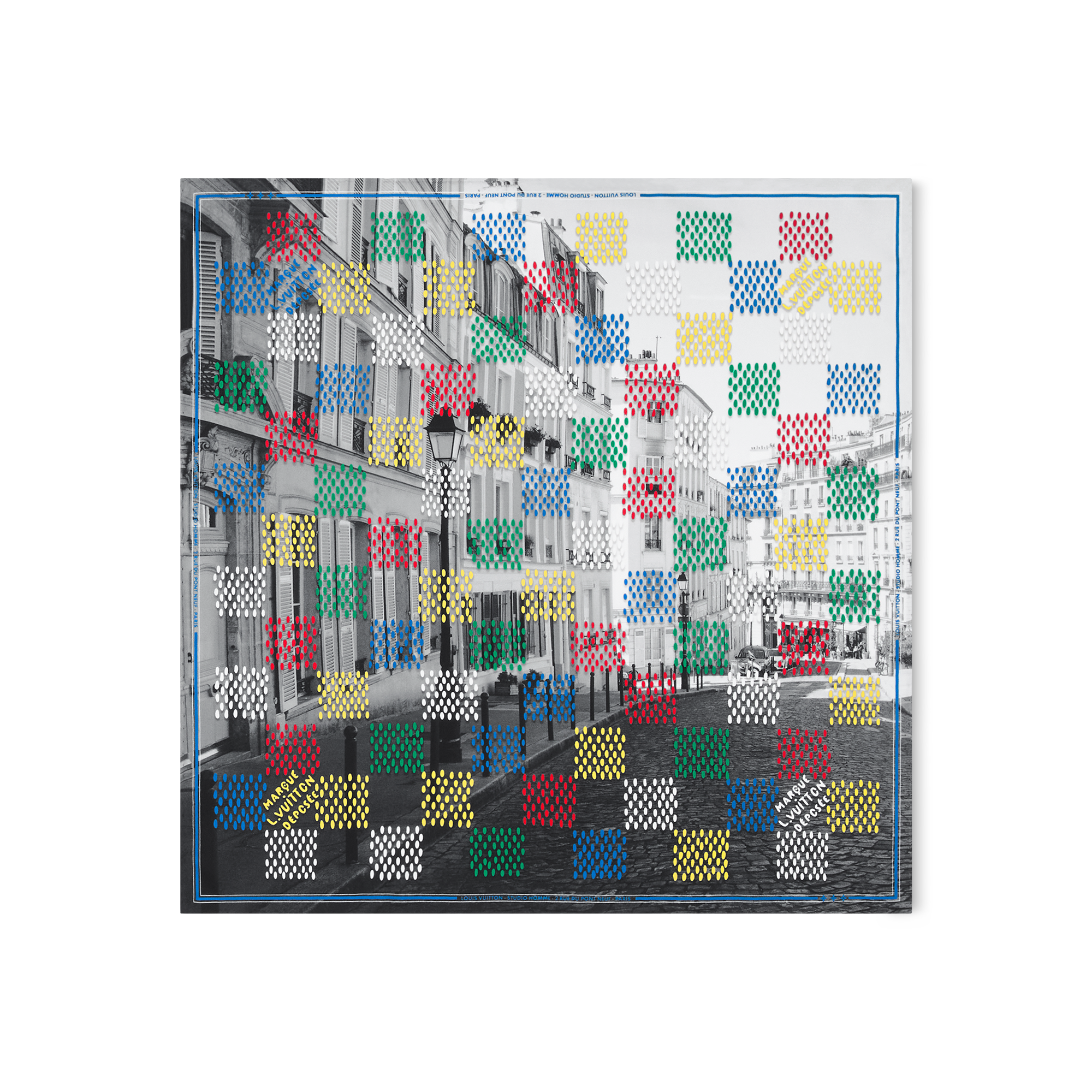 小物 Louis Vuitton x NIGO LV MADE BANDANA Louis-Vuitton-x-Nigo-Damier-